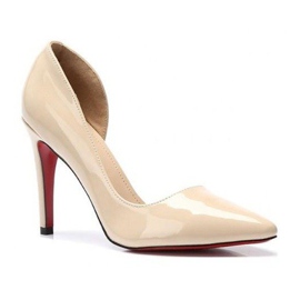 Lacquered Elegant Stilettos A899 Beige Lacquered Elegant Stilettos A899 Beige