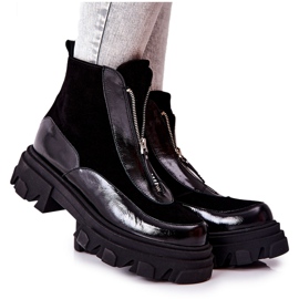 Leather insulated boots Laura Messi Black 2371 Leather insulated boots Laura Messi Black 2371
