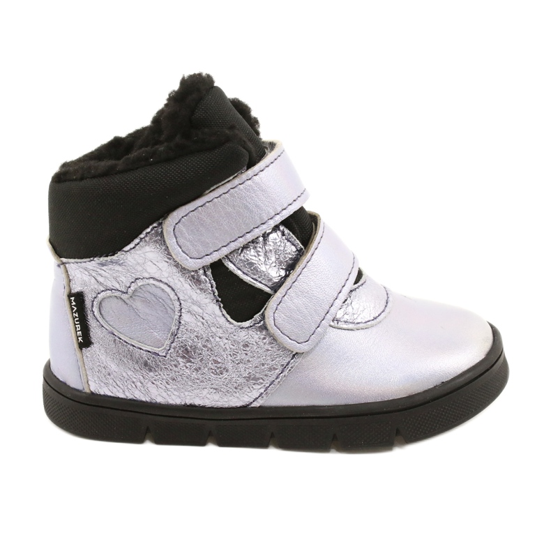 Girls' boots with membrane Te-Por Mazurek 1360 purple violet Girls' boots with membrane Te-Por Mazurek 1360 purple violet