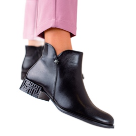 Boots With Decorative Heel Sergio Leone black