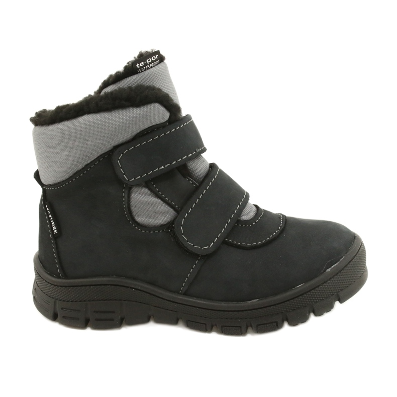 Boots boots with a Mazurek 1360 Anthracite membrane black grey