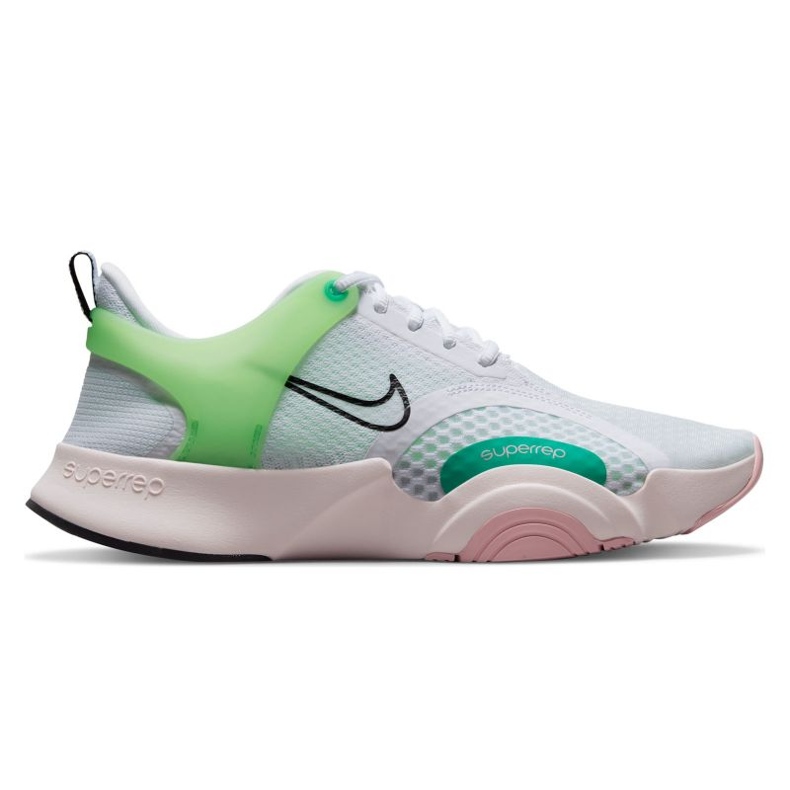 Nike SuperRep Go 2 W CZ0612-136 training shoes white green Nike SuperRep Go 2 W CZ0612-136 training shoes white green