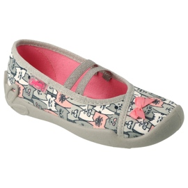 Befado children's shoes mm 116Y297 pink grey Befado children's shoes mm 116Y297 pink grey