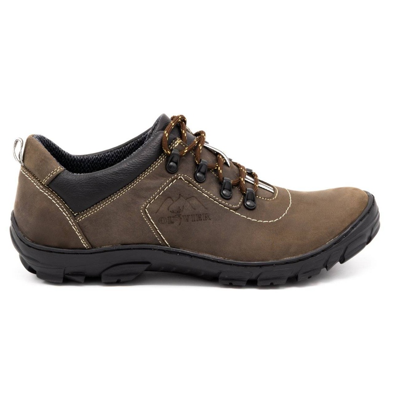 Olivier Brown men's trekking shoes 7109