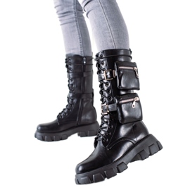 TRENDI Fashion Workers With Pockets black TRENDI Fashion Workers With Pockets black