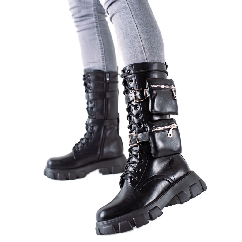 TRENDI Fashion Workers With Pockets black