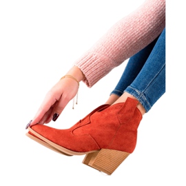 Lucky Shoes Red Suede Cowboy Boots Lucky Shoes Red Suede Cowboy Boots