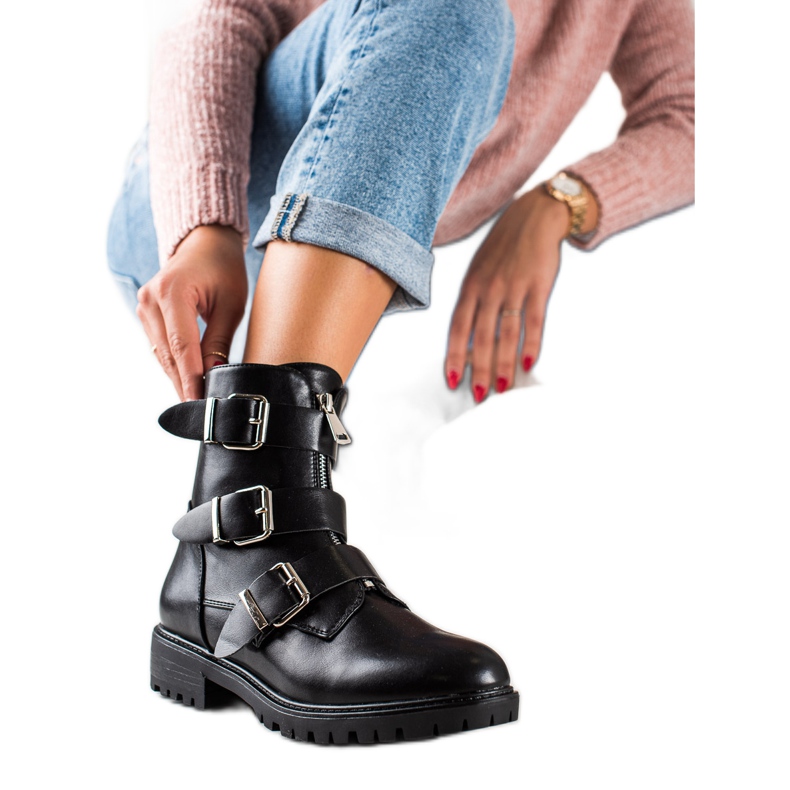 Sixth Sense Black Workers With Buckles