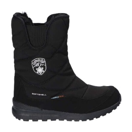 Waterproof Softshell snow boots with American Club SN22 / 21 membrane, black