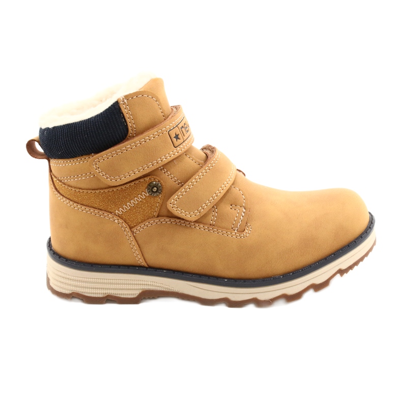 Timber boots with Velcro Camel News 21DZ20-4307 yellow
