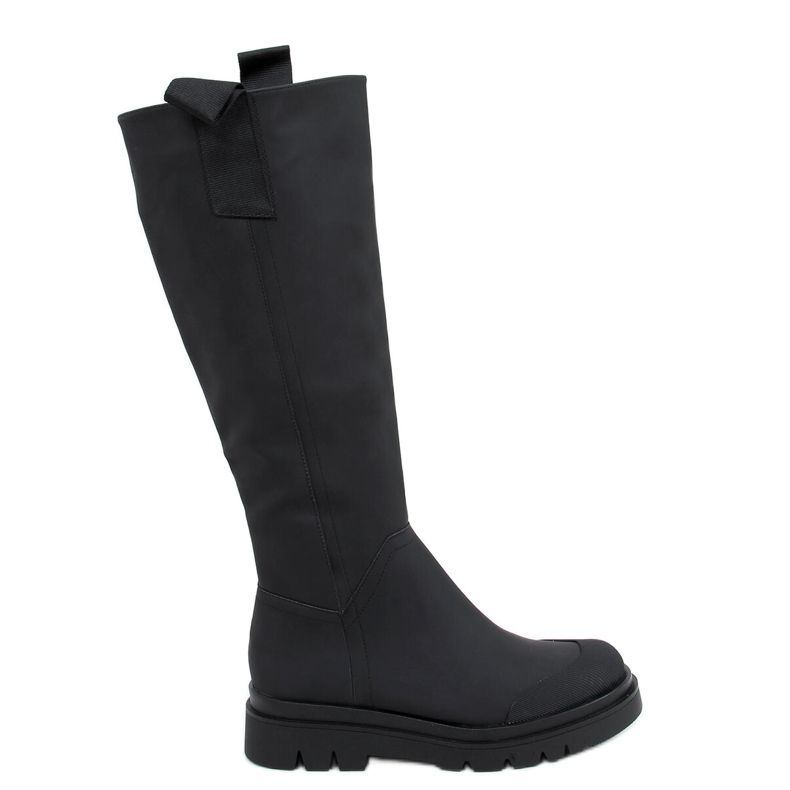 Black women's black boots QT27P Black