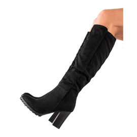 Sixth Sense Classic black high heeled boots