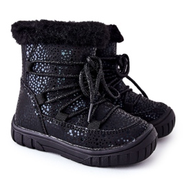 PE1 Black Warm Snow Boots With Fur PE1 Black Warm Snow Boots With Fur