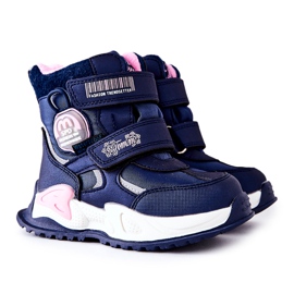 PJ2 Children's Warm Snow Boots Navy Blue Nemi Boots