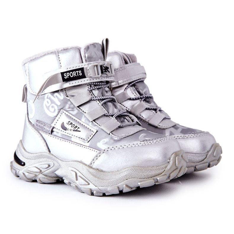 PJ2 Warm Snow Boots Silver Boots Erila