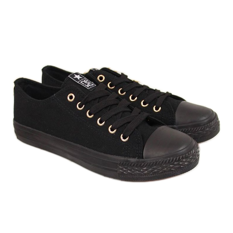 Low NEWS W EVE130E black sneakers