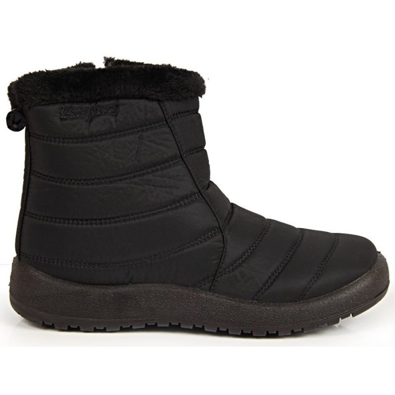 Waterproof snow boots with zipper News W EVE181A black