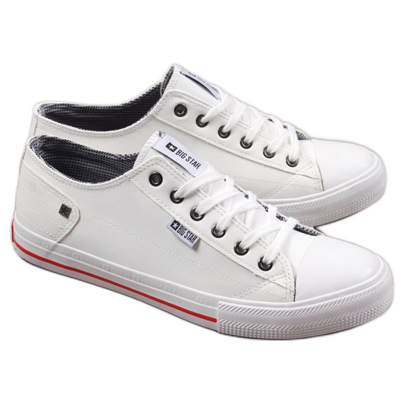 Eco leather sneakers M Big Star DD174260 white