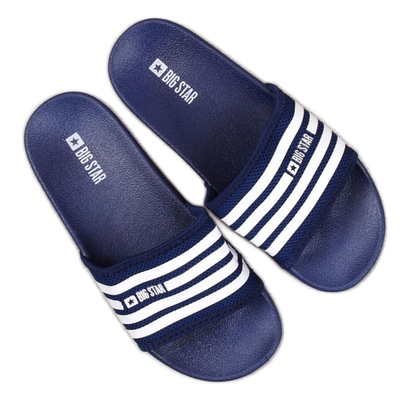 Big Star W FF274A356 navy blue beach slippers