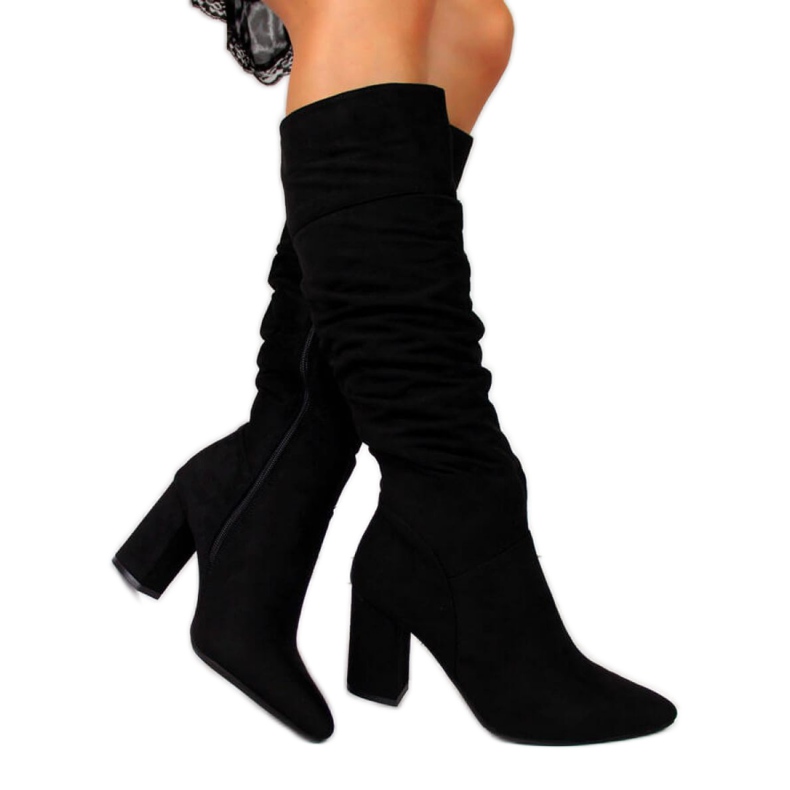 Boots insulated with crinkles Vinceza W JAN42A black