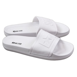 Rubber beach slippers Big Star M DD174687SS20 white