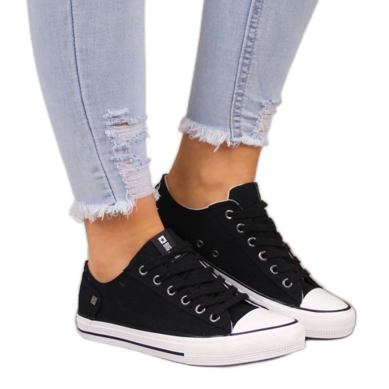 Low-top sneakers Big Star W DD274338 black white