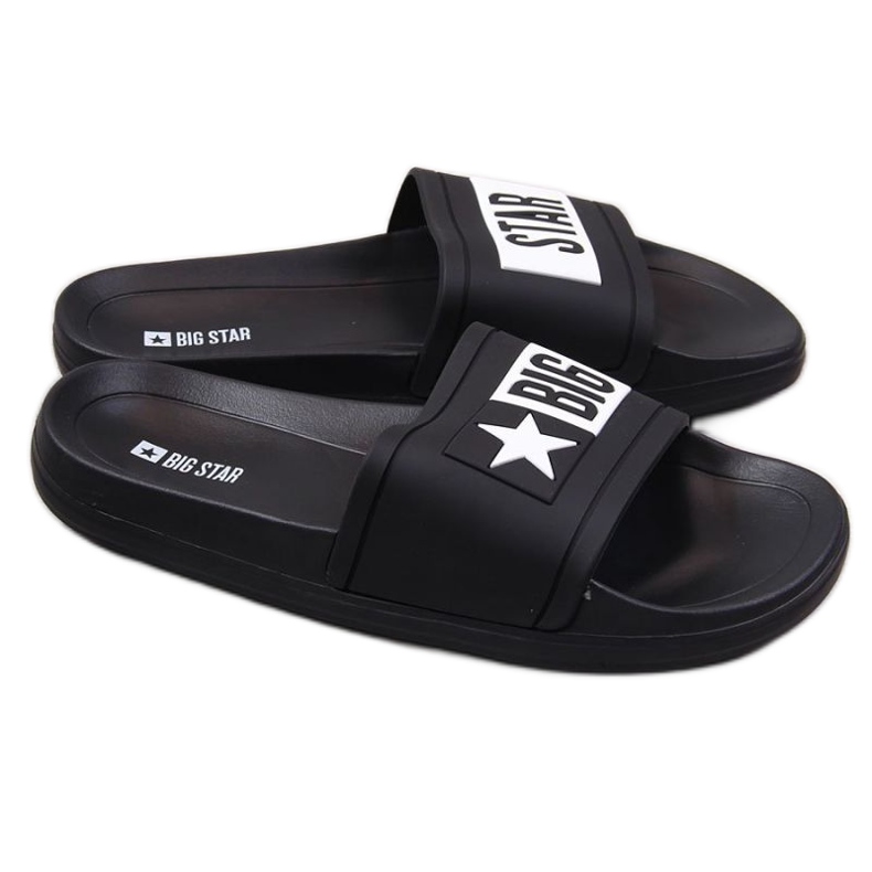 Rubber beach slippers Big Star W DD274A266 black