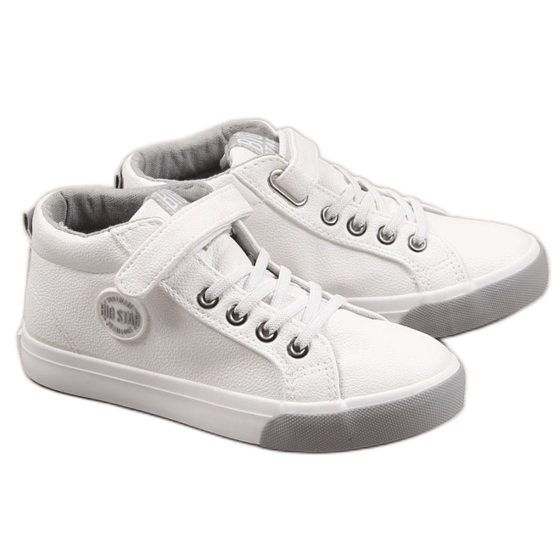 Eco-leather Big Star W EE374002 white sneakers Eco-leather Big Star W EE374002 white sneakers