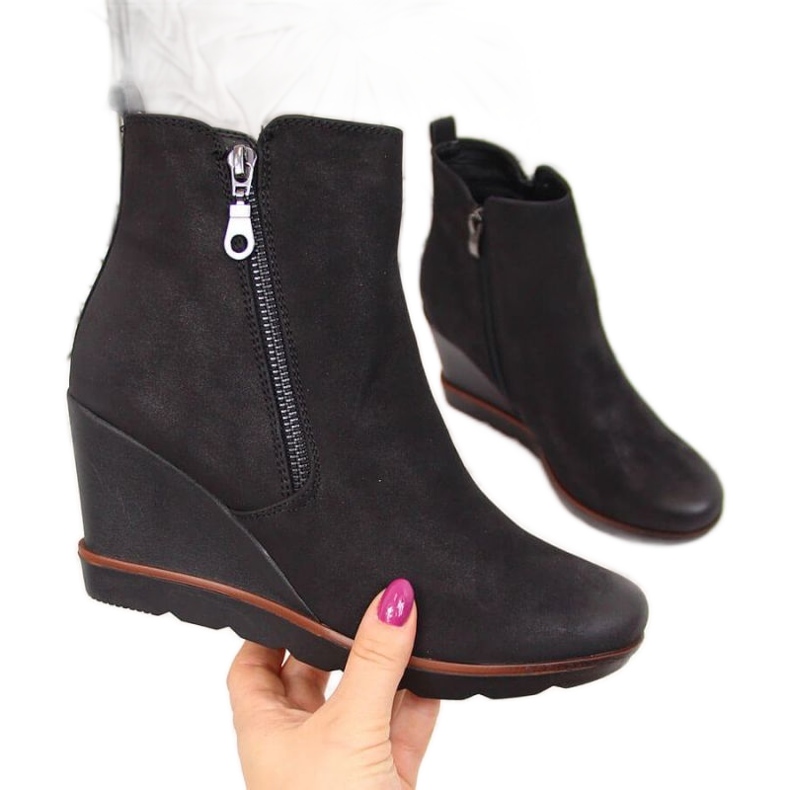 Black Filippo W PAW179 insulated boots
