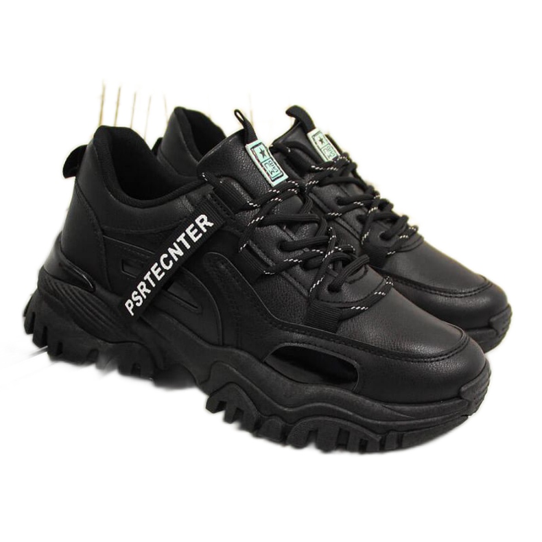 Sneakers on a thick sole News W EVE258A black