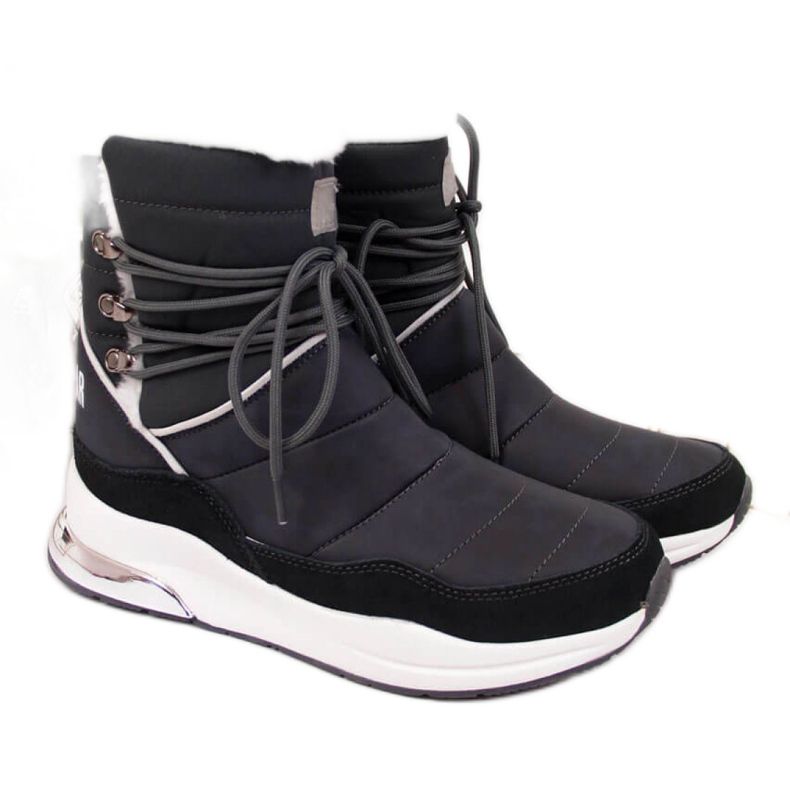 Gray insulated snow boots Big Star W II274281 grey