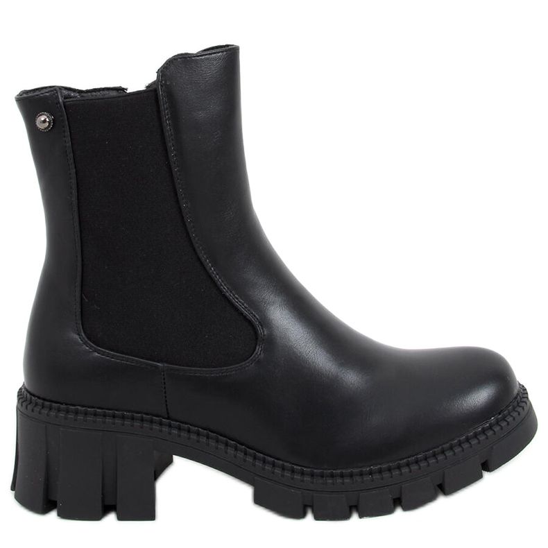 Chelsea boots with a high Tutu Black upper