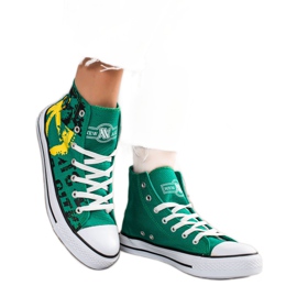 Green New Age Sneakers