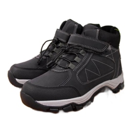 Black trekking shoes Jr EVE321A white