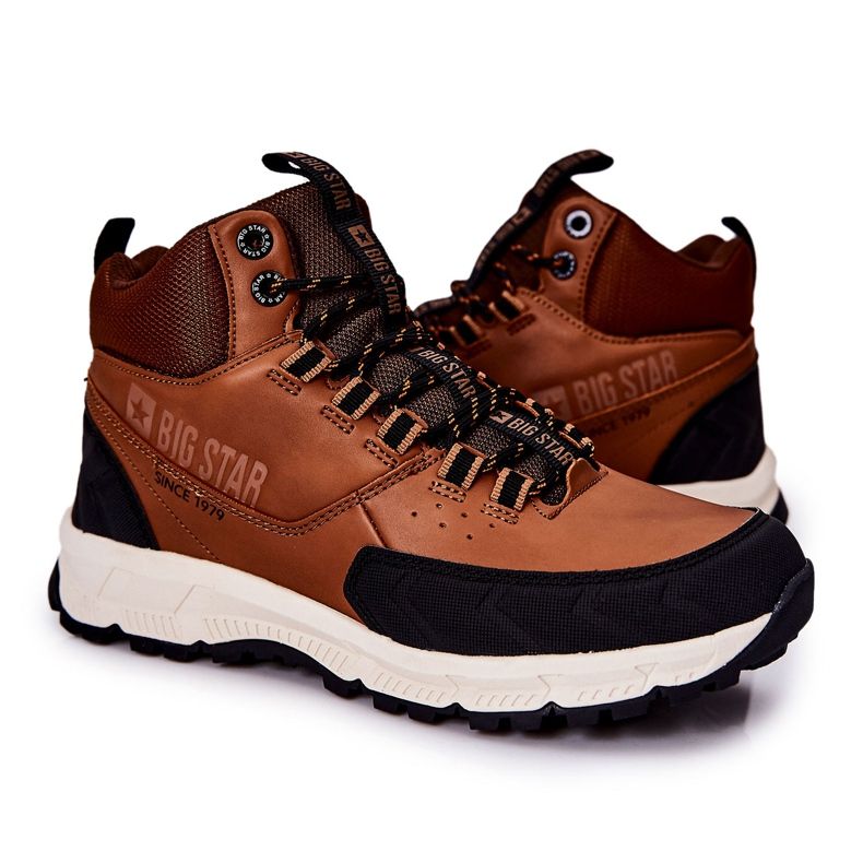 High Sport Shoes Big Star II174179 Brown black High Sport Shoes Big Star II174179 Brown black