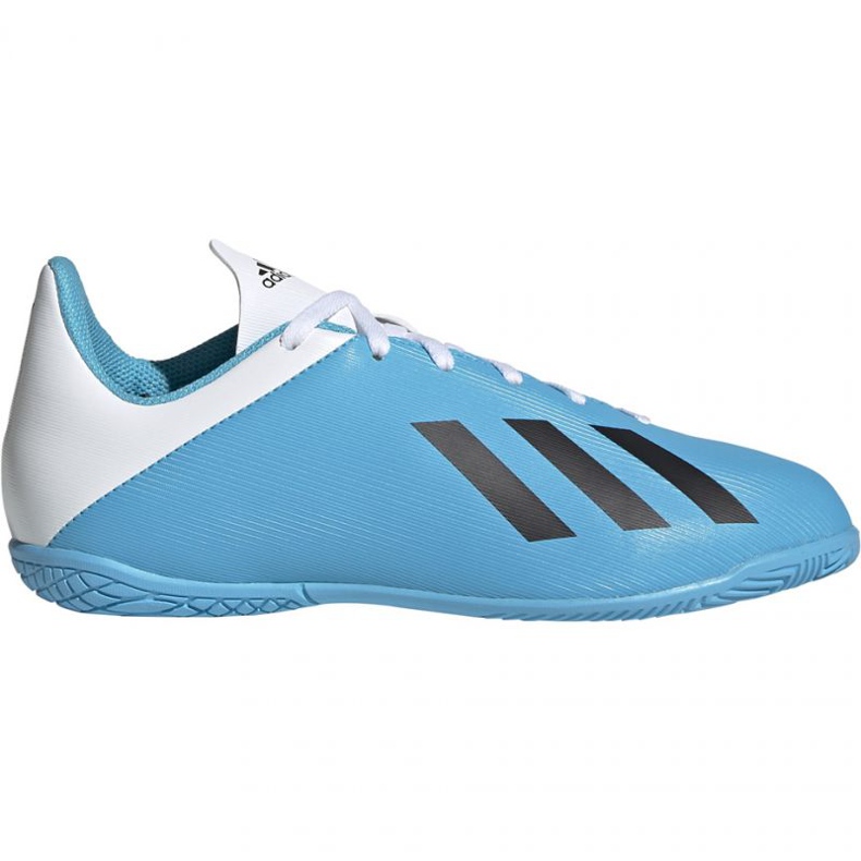 Football boots adidas X 19.4 In Jr F35352 blue and white multicolored