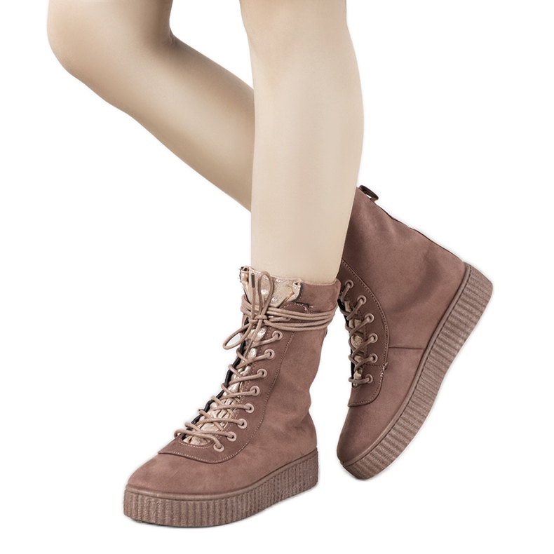 Pink winter Soliz sneakers