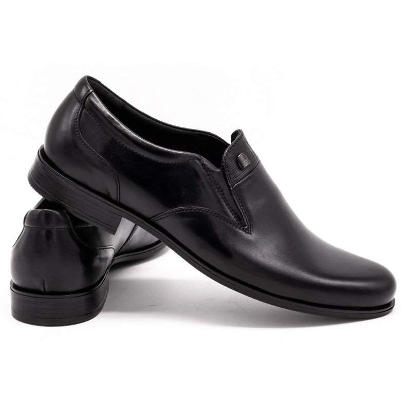 Kampol Men's formal slip-on shoes 343/17 black