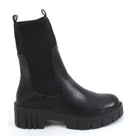 Chelsea boots sock upper Anne Black