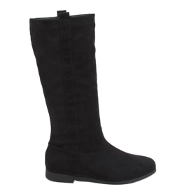 Flatty Black flat boots