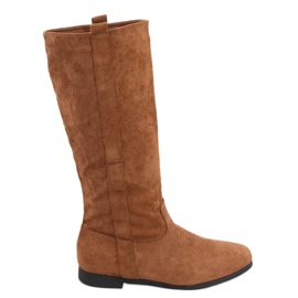 Flatty Camel flat boots brown Flatty Camel flat boots brown