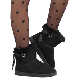 Emusy Silki Black snow boots