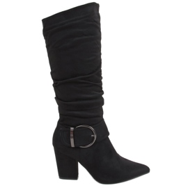 Kristin Black high-heeled boots Kristin Black high-heeled boots
