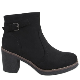 Boots on rubber heel Retta Black