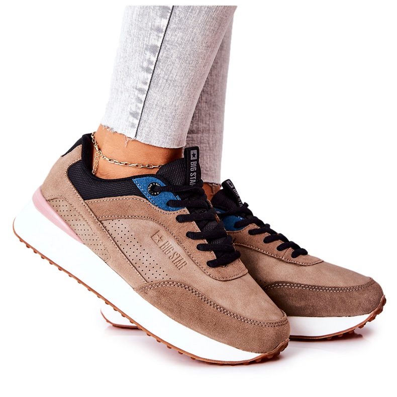 Sports Shoes Memory Foam Big Star II274407 Brown-Black Sports Shoes Memory Foam Big Star II274407 Brown-Black