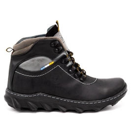 Olivier Men's winter leather boots 150GT black Olivier Men's winter leather boots 150GT black