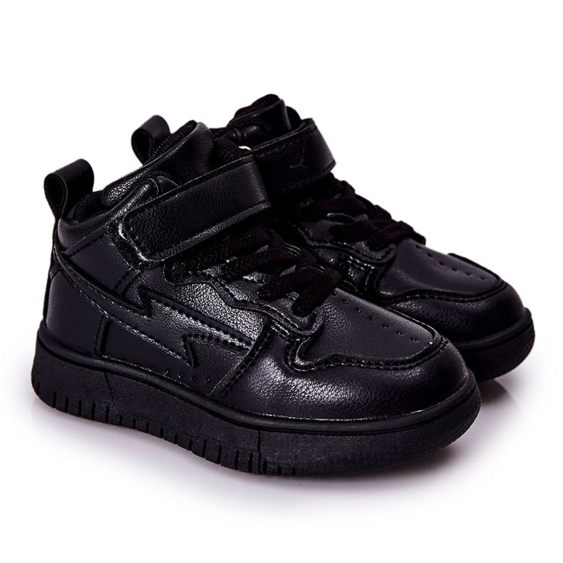 FR1 Children's High Sport Shoes Black Bartnie