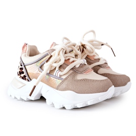 Children's Sport Shoes Sneakers Beige Rommie
