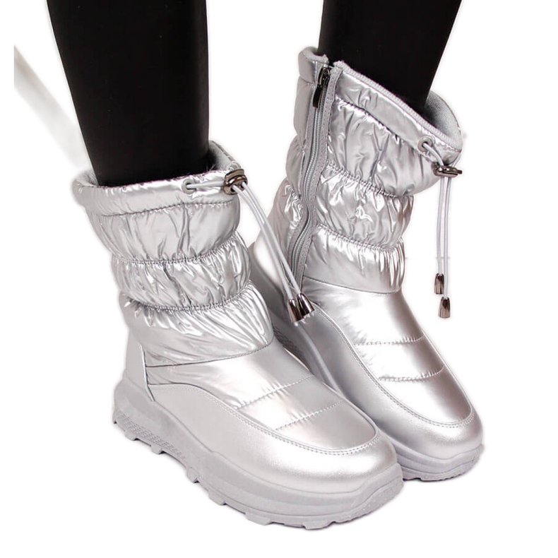 Metallic snow boots News W EVE310C silver