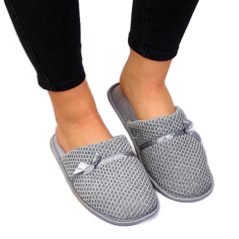 Home slippers News W EVE331B gray grey